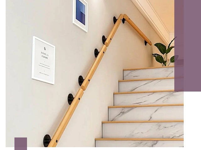 Поручни металлические и деревянные под ключ в Мирном