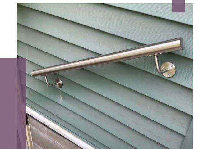 Поручни из нержавеющей стали в Мирном от 7582 руб.  | ПРОЛЁТ-Мир