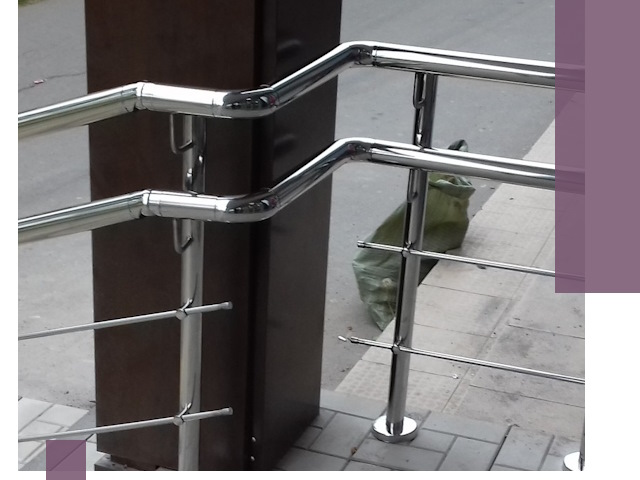 Монтаж поручней из нержавеющей стали в Мирном качественно и быстро